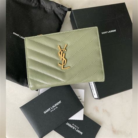 ysl light sage|YSL wallets for sale.